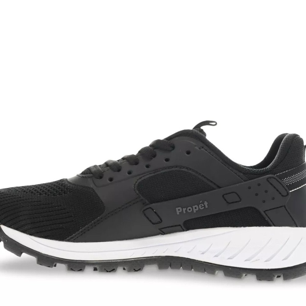 Propet Black and White Athletic Shoes